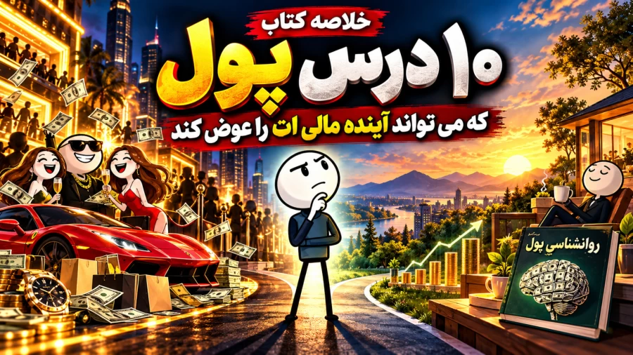 تصویر شاخص خلاصه ویدیویی روانشناسی پول؛ ۱۰ درس پول از مورگان هاوسل