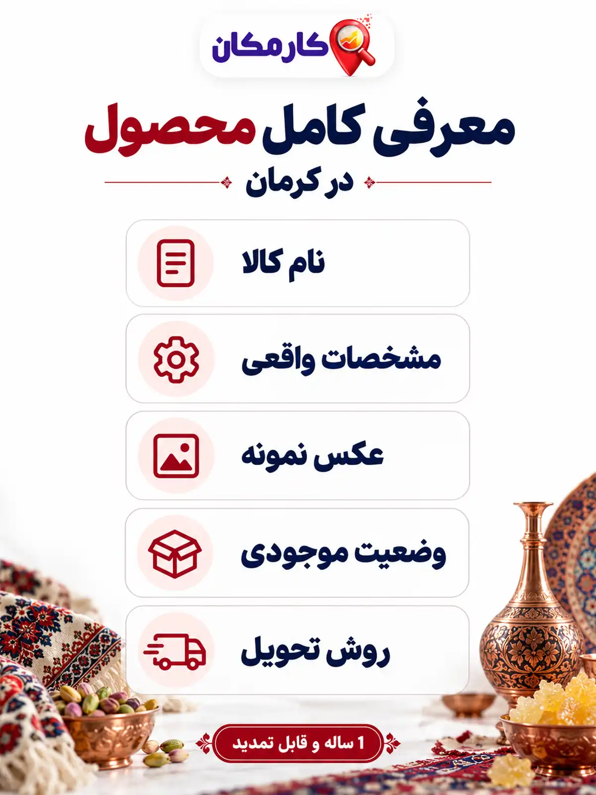 تبلیغ محصولات در کرمان؛ راهنمای معرفی کامل محصول