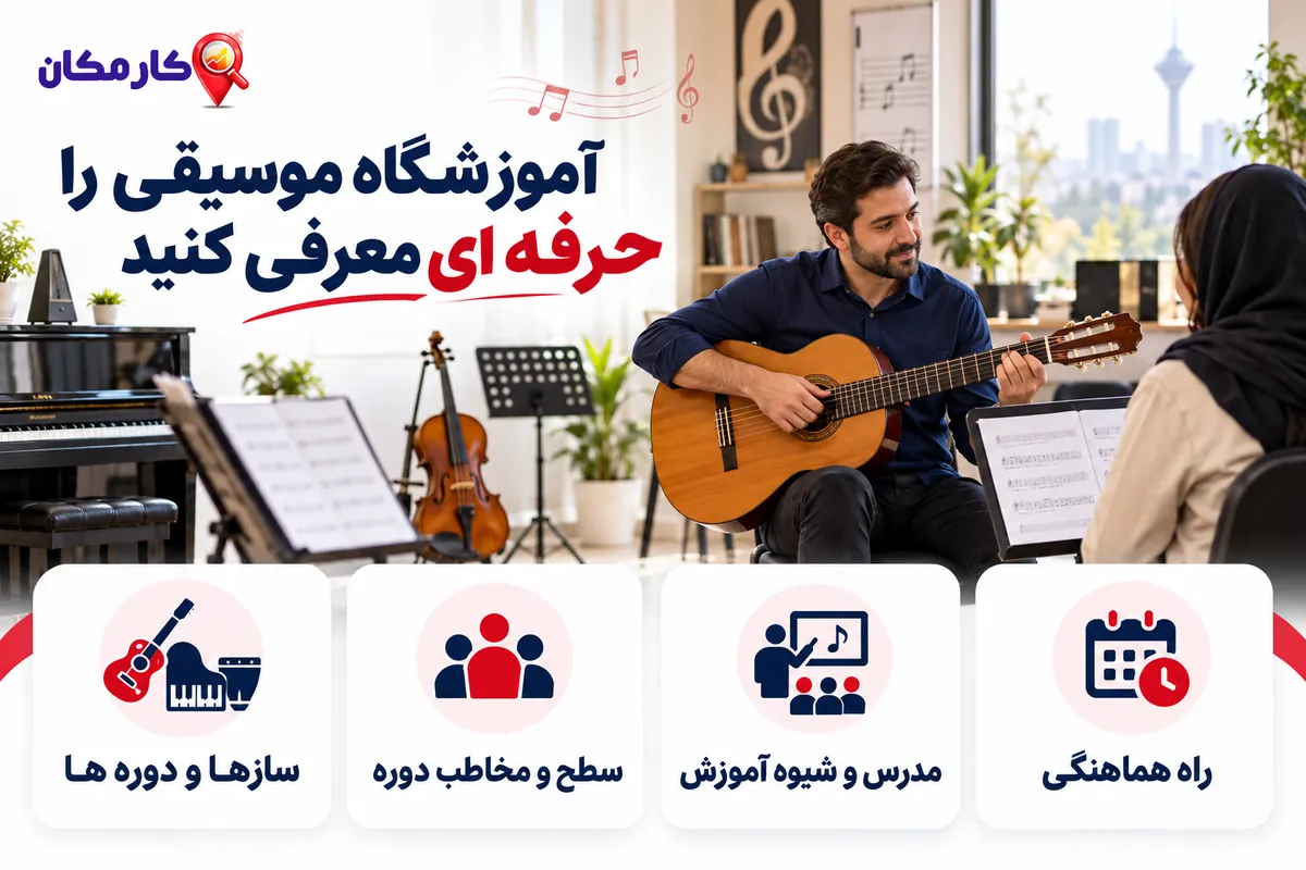 راهنمای معرفی سازها، سطح هنرجو، مدرس و شیوه آموزش موسیقی